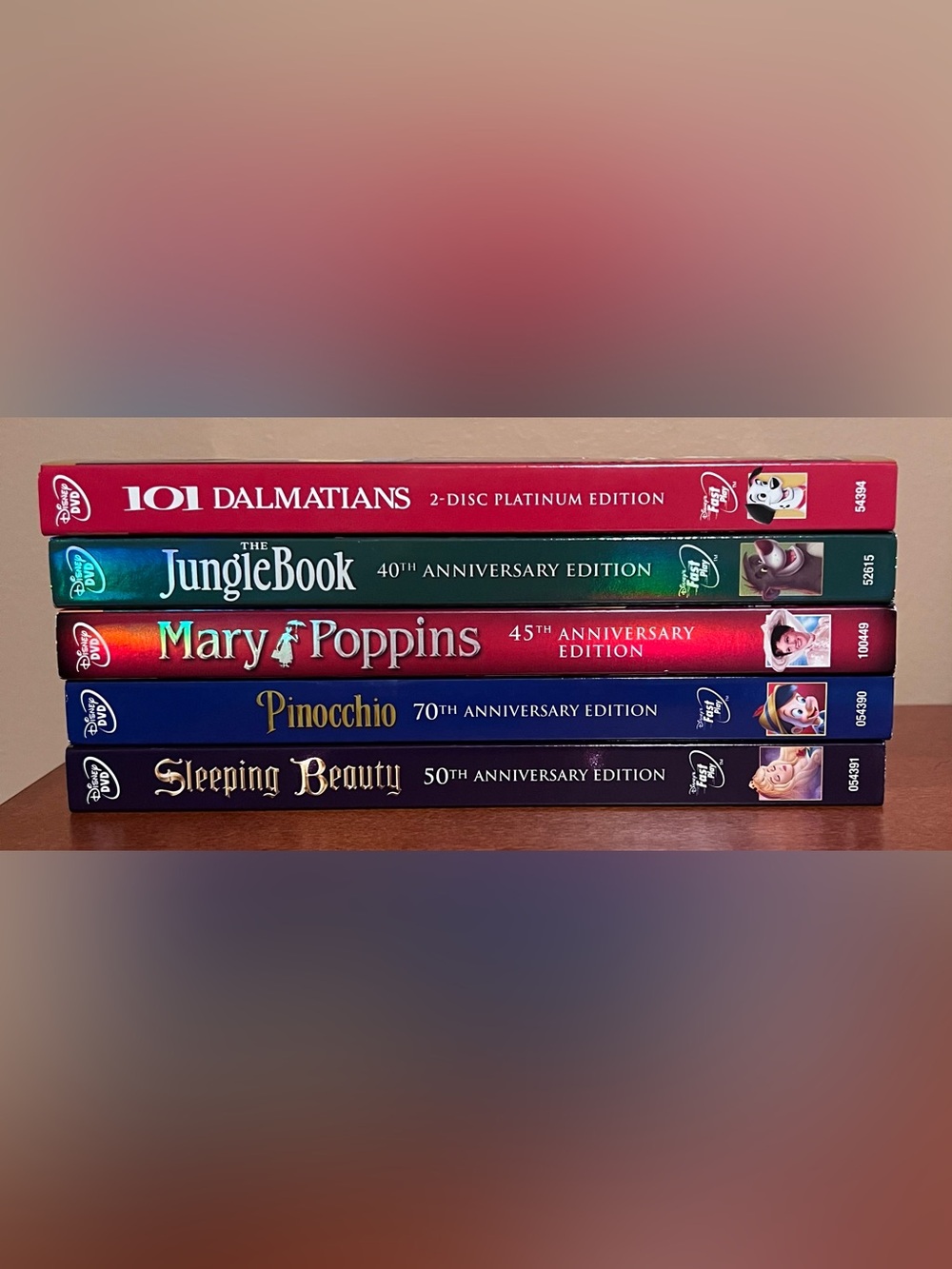 Disney Vintage Platinum and Anniversary DVD’s—Factory Sealed Disneycore Y2K